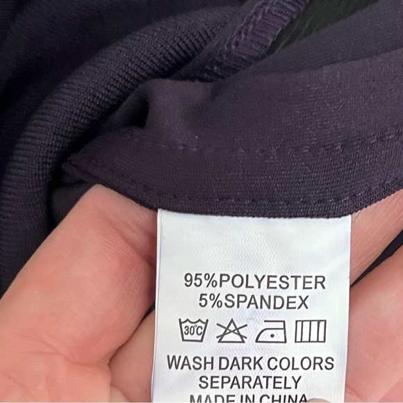 NWT Good Counsel Men's Large Pippen Track Full Zip Jacket Purple w Red Stripes - Picture 11 of 11